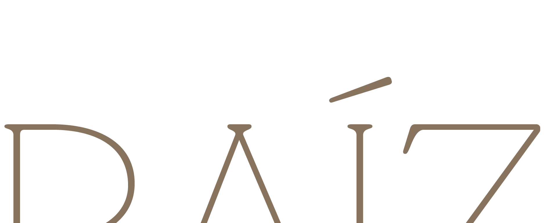 Logo Raíz de color tostado, cortado